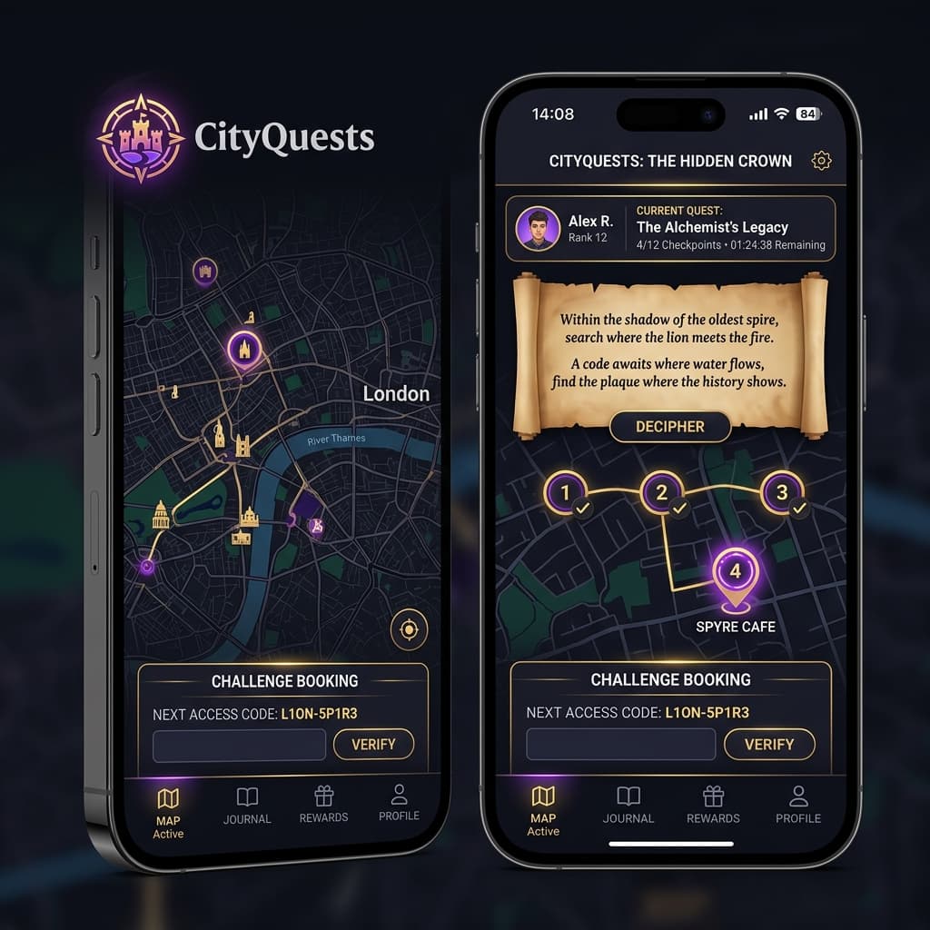 CityQuests Adventure Platform